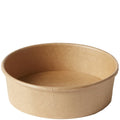 750ml Round Kraft Salad Bowls (case 300)