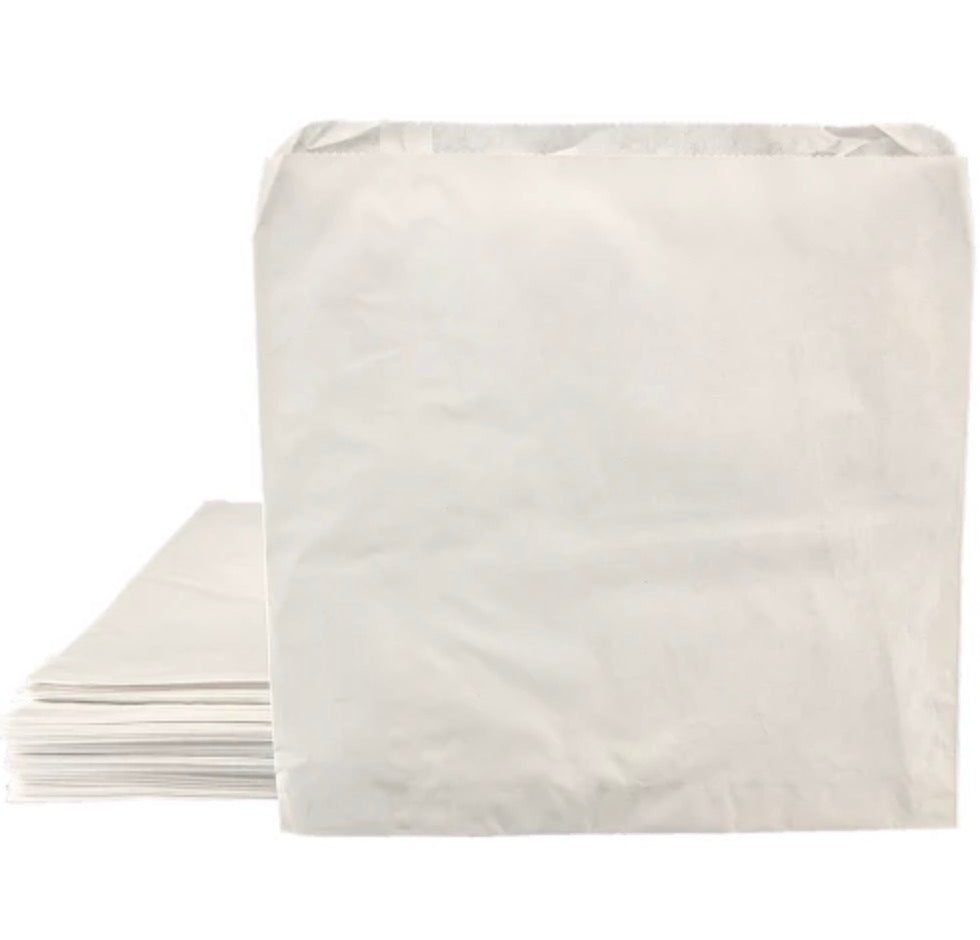 White paper bags 10x10" (case 1000)