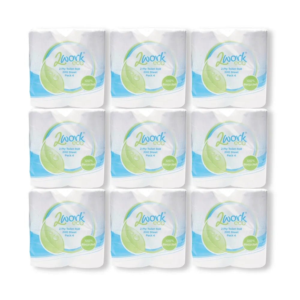 54 rolls 2 ply toilet roll Softesse less than 28p per roll