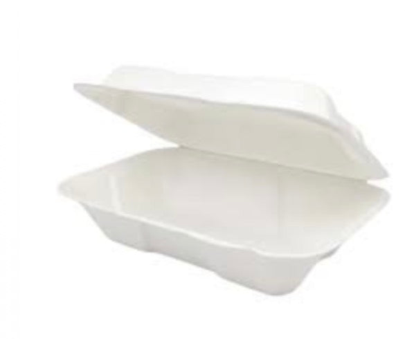 Bagasse box  9x6" (Pack size 250)