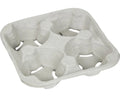 Moulded fibre 4 cup carrier (case 130)