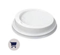 Plastic lids 12oz White (Case size 1000)